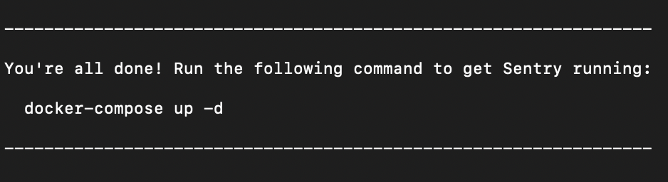 Successful screenshot